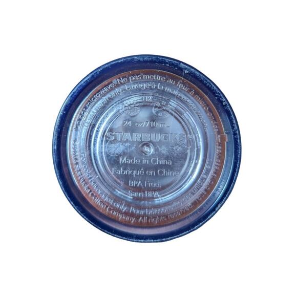 Starbucks 2015 Dot Collection RED Glitter Cold Cup 24 fl - Picture 3 of 5